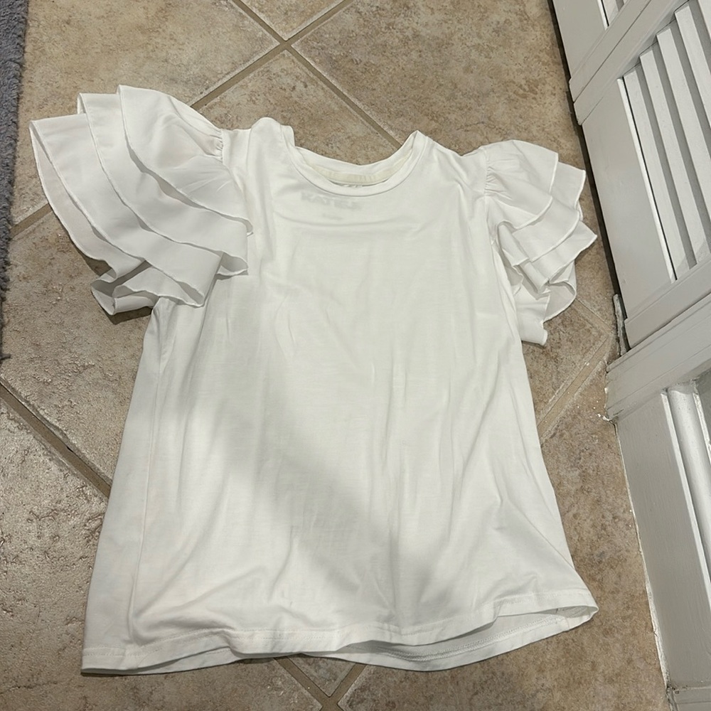Katie J NYC ruffle shirt size XL